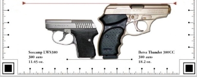 Pistol Caliber Size Comparison Chart