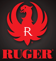 black and red Ruger logo